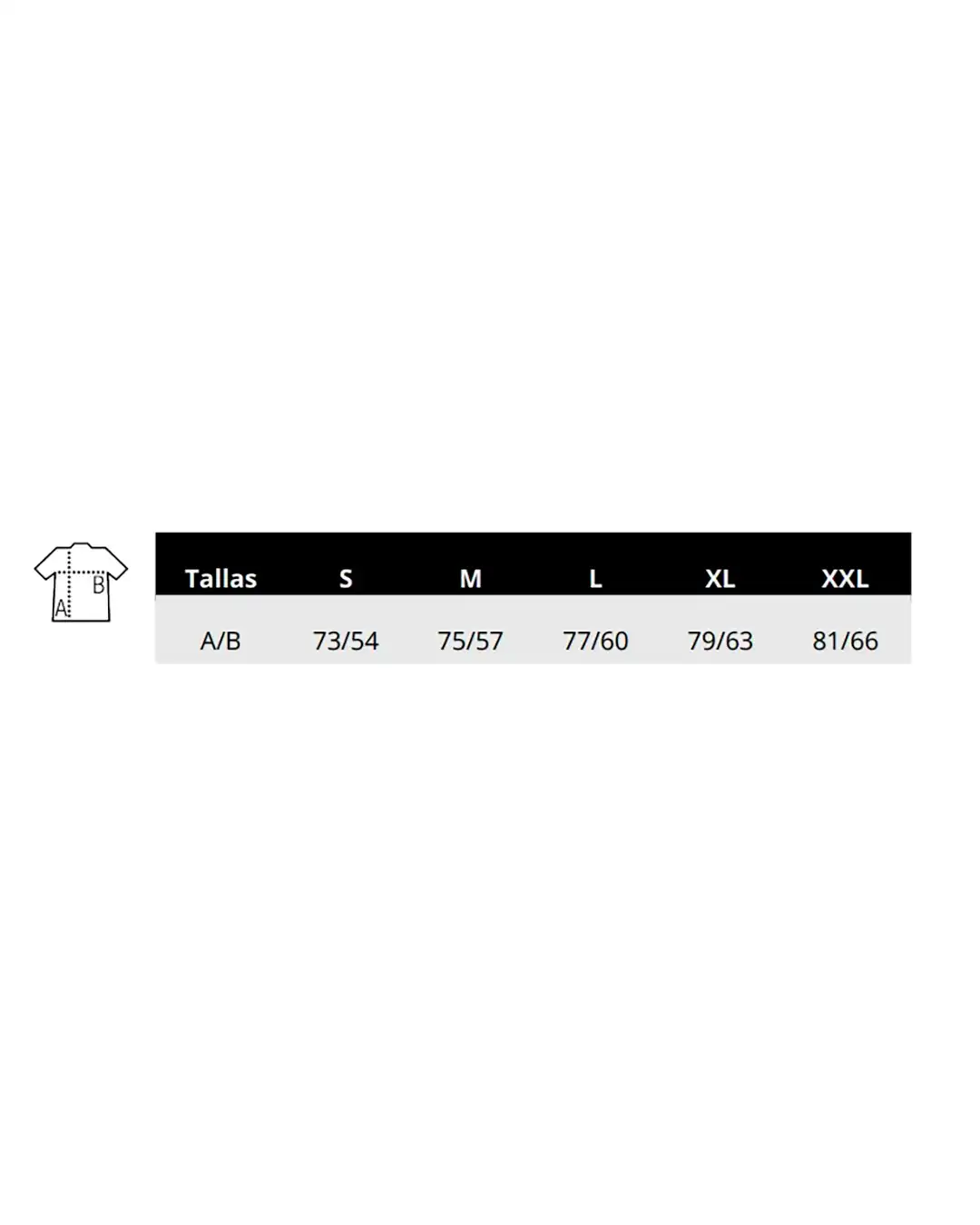 Tallas Camiseta Oversize OCB Spain